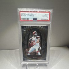 Panini Select 2018 Premier Level Baker Mayfield #143 Browns RC Base PSA 10