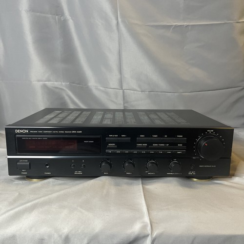 Denon DRA-435R AM/FM Receiver Radio Made in Japan klingt super - ohne Fernbedienung