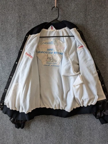 Vintage 90s WestArk Racing Bomber Jacket 3XL AC Delco ASDA Sand Drags Streetwear image 4