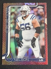2025 Topps Chrome Quenton Nelson Leather Refractor Indianapolis Colts