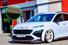 Frontspoiler Cuplippe Splitter aus ABS passend für Hyundai Kona N in OEM Optik