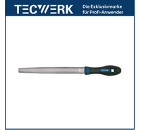 Tecwerk Holzraspel DIN7263 L.250Mm Hieb2 Q.25X7Mm Halbrund Mit Heft Neu