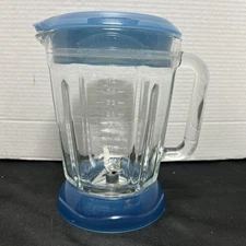 Margaritaville Frozen Concoction Maker Glass Pitcher With Lid  Blade Blue DM1900