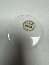 Vintage Unmarked Pocket Watch Mineral Crystal 40.35mm 17 12/16 15 4/8 6 Clear