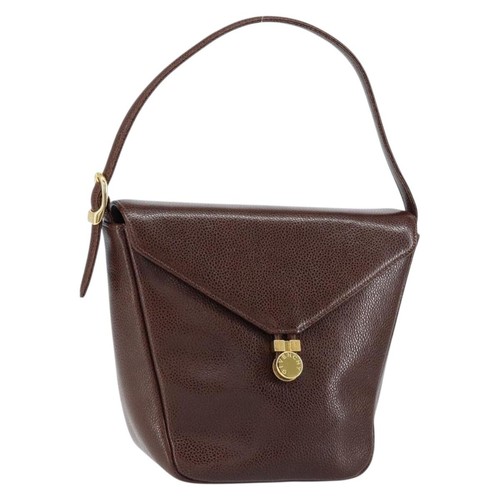 Givenchy Shoulder Bag Leather Brown Leather