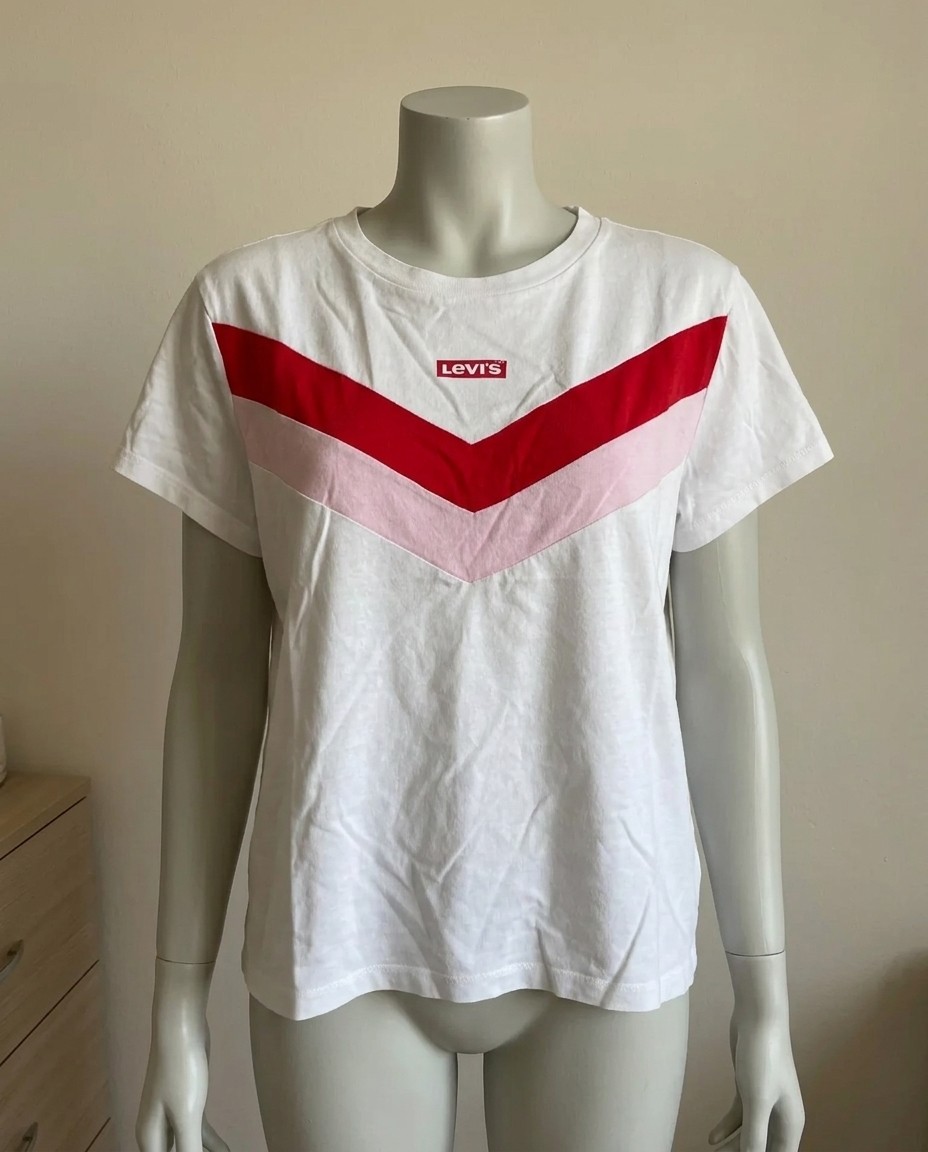 LEVI’S T-SHIRT DONNA TG.L BIANCO ORIGINALE