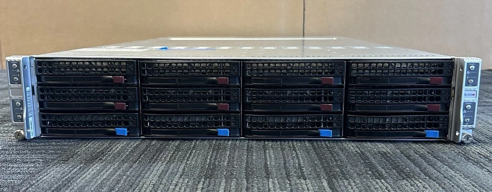 Viglen SuperMicro Server (827-16) 4 Node 8x Intel Xeon E-2650 v2 256GB DDR3 RAM - Image 2 of 4