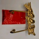 Cast Iron Brass Bird Kitchen Towel/Apron. Two Hook Home Decor (#1) — photo 8