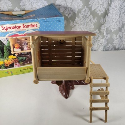 Vintage Sylvanian Families Funtime Treehouse Playhouse 1986 Calico Critters