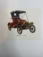 6 Vintage Early American Automobile Collector’s Item Prints Ready To Frame AMANA
