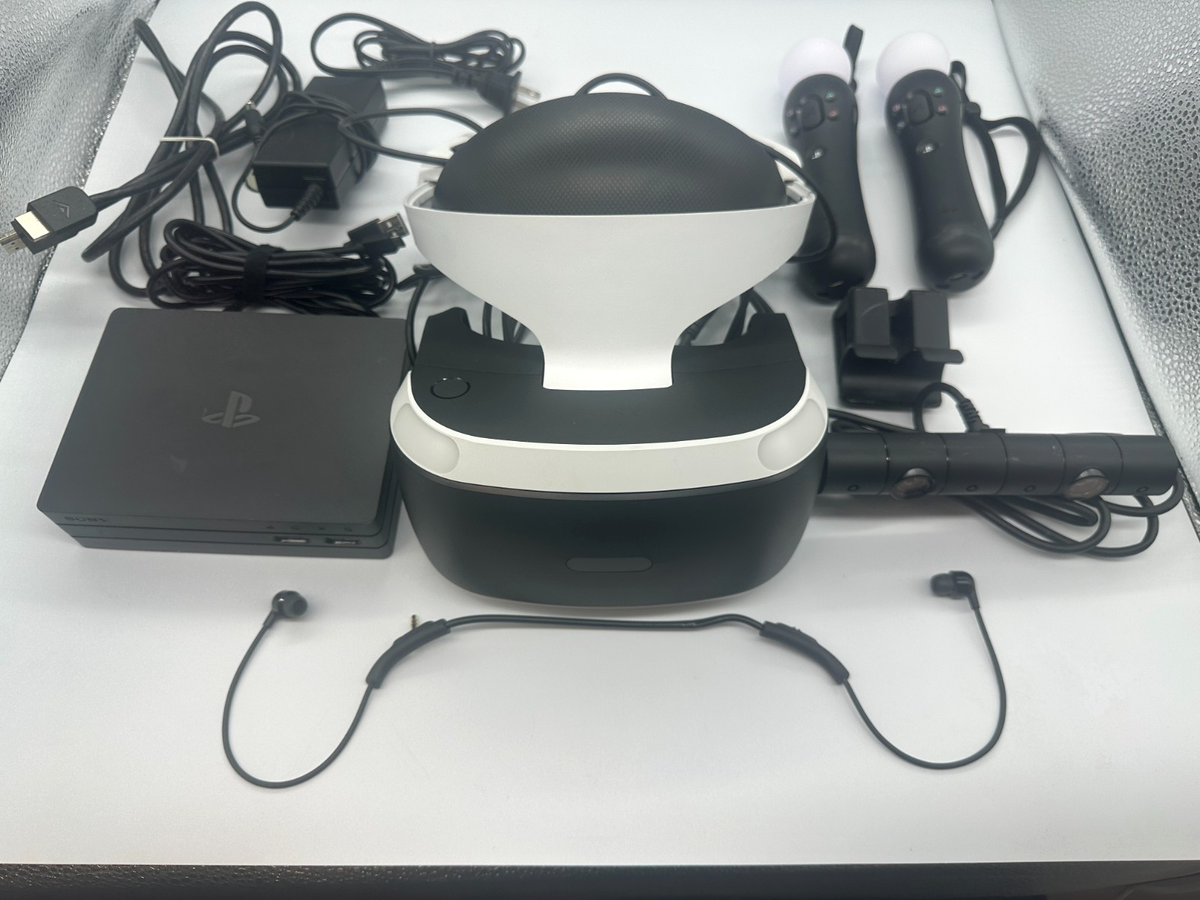 Sony PlayStation 4 PS VR 1 Bundle Camera + Official Headphones