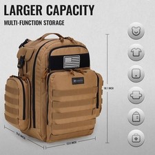 Dinictis 40L Bolsa de Pañales Mochila para Papá,Bolsas de Pañales de Viaje para Bebé para Hombres,Bebé Acc
