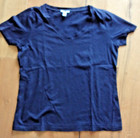 dunkelblaues T-Shirt von Esprit für Damen, Gr. S, 100% Baumwolle
