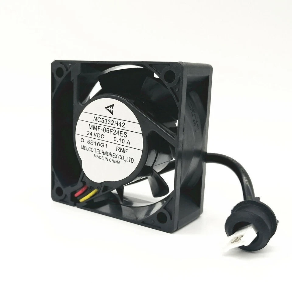 For Mitsubishi MR-J2S Drive Fan NC5332H42 MMF-06F24ES-RNF 24V 0.1A Inverter Fan - Image 3 of 4