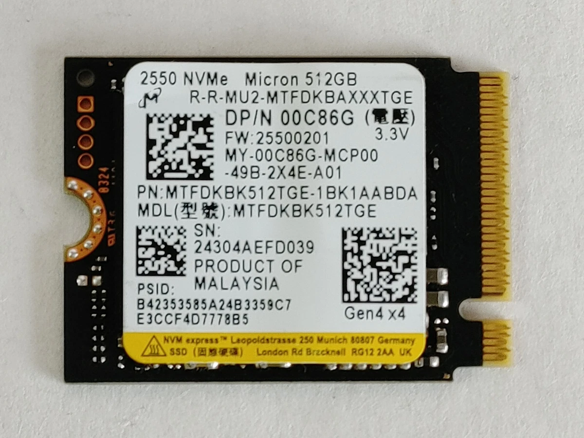 Micron 512 GB Solid State Drives for sale - eBay