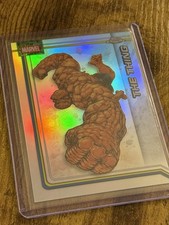 The Thing #175 from the 2026 Topps Chrome Marvel Comics Refractor