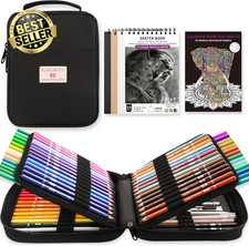 80 Colored Pencils Set for Adults Coloring – 72 Colors Coloring Pencils with Ext