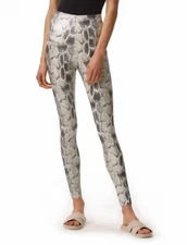 Commando Faux Leather Animal Leggings Size S