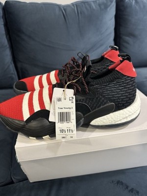 Adidas Trae Young 2 Chinese New Year Mens 10.5 Black Red Shoes Sneakers IF2163