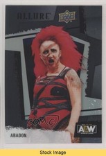 2022 Upper Deck Allure AEW Black Rainbow Abadon #85 READ 0rt4