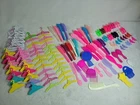 Vintage Lot Of Barbie Accessories ~ Shoes Flats Boots Hangers Brushes 125+ Pcs