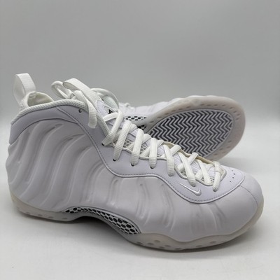 Size 9.5 Nike Men's Air Foamposite One Triple White HJ5195-100