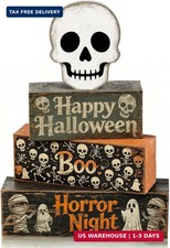 Halloween Skull Table Decor Indoor, Halloween Decorations for Home Kitchen
