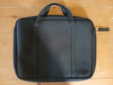 Professional Laptop Briefcase, Padded with Zipper Close Multi-pockets, Black
