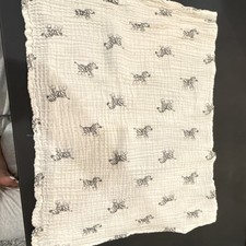Amazing Baby Newborn Swaddle Cotton Muslin Zebra Print Animals Nature