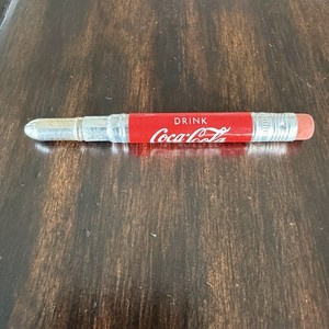 VINTAGE COCA COL A BULLET PENCIL COKE Drink In Bottles Sharp ADVERTISING