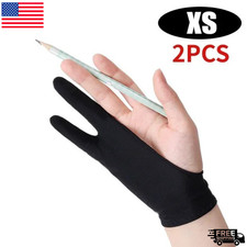 Two Finger Anti-fouling Glove For Artist Drawing Pen Graphic Tablet Pad