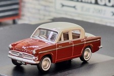 Hillman Minx MkIIIA Pippin Red/Pearl Grey - 1:76 Scale Model (matches OO sclae)