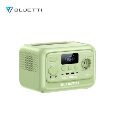 BLUETTI Elite 30V2 288Wh Solargenerator 600W Tragbare Powerstation Grün für Heim