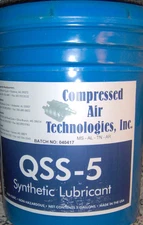QSS-5 Synthetic Lubricant by Compressed Air Technologies OEM 5 gallon sealed
