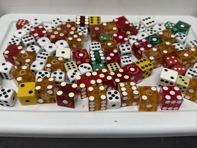 Dice Lot Some Casino Dice (Holed) Nice Mix Of Dice