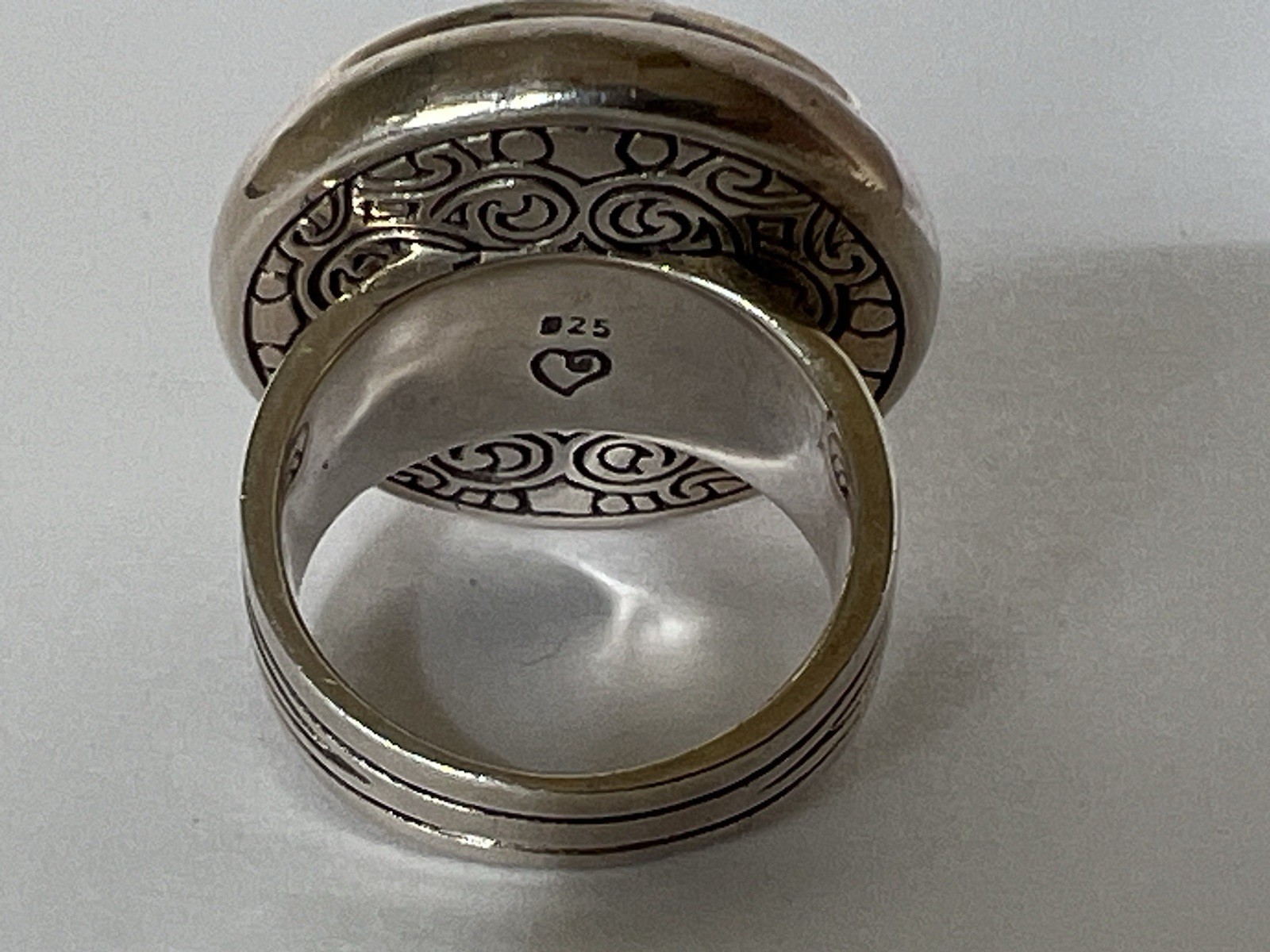 19gr Brighton Solid Sterling Silver Scroll Open W… - image 10