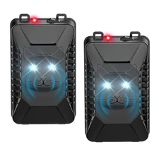 Ultrasonic Rodent Repellent, 2 Pack Plug-in Mouse Rat Pest Bat Squirrels Skun...