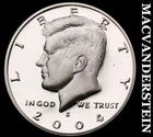 2004-S Kennedy Half Dollar- Silver Choice Gem Proof Luster No Reserve #i8282