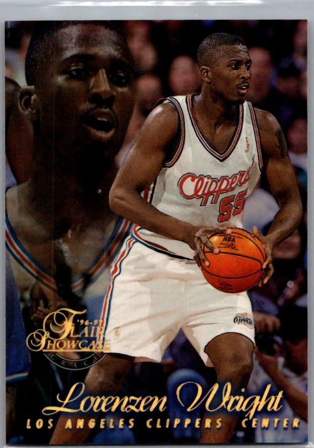 1996-97 Flair Showcase #56 Lorenzen Wright Flair Showcase Row 1 (Grace)