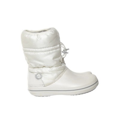 Crocs, Stiefel, Größe: 36/37, Weiß, Damen #h35