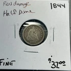 1844-O Seated Liberty Quarter 90% Silver Type Coin Collection