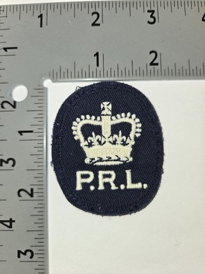 POLO RALPH LAUREN PATCHES PRE-OWNED BLUE PRL CROWN PATCH