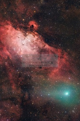 COMET C/2025 R2 SWAN EAGLE NEBULA M16 2025 4X6 POSTCARD PHOTO