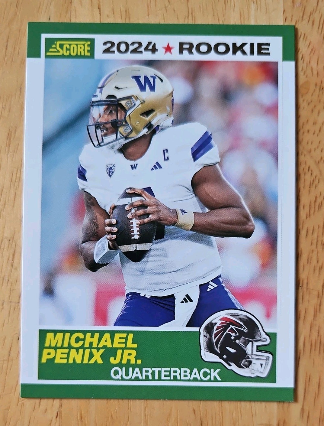 Michael Penix Jr. - 2024 Score - 35th Anniversary Rookie #7 (RC) - Falcons