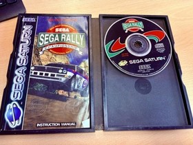 Sega Saturn Game Bundle - Sega Rally and International Victory Goal 