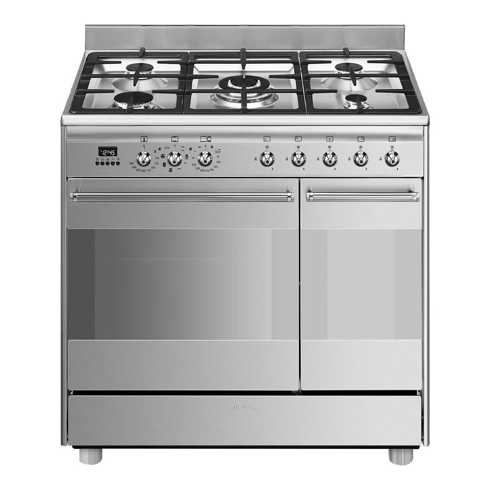900mm Dual Fuel Range Cooker Gas Hob SCB92MX8
