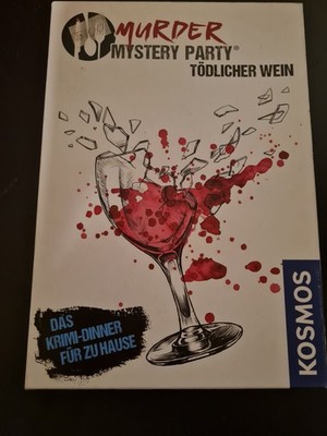 KOSMOS Murder Mystery Party - Tödlicher Wein Spiel Krimi Dinner ab 16 Jahre
