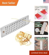 Lightweight 52-Hole Wire Drawing Plate 0.26-4.00mm - Polished Tungsten Carbide