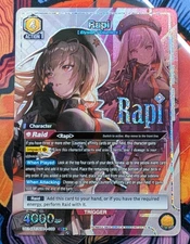 Rapi 106 SR*	GODDESS OF VICTORY NIKKE Union Arena English Card Official