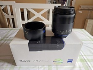 Zeiss Milvus 50mm f1.4 lens for Canon EOS